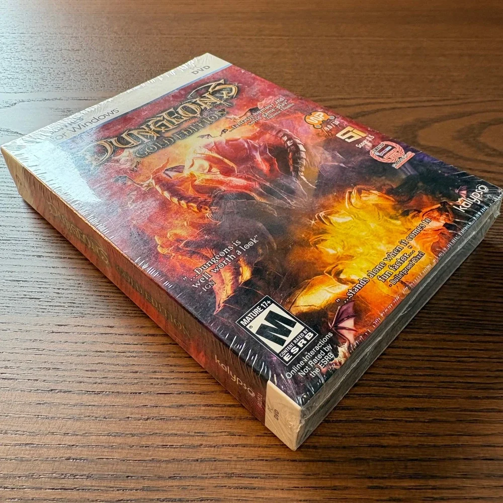 Dungeons Gold Edition PC DVD Windows Game Kalypso Media New Sealed‎ Strategy RPG